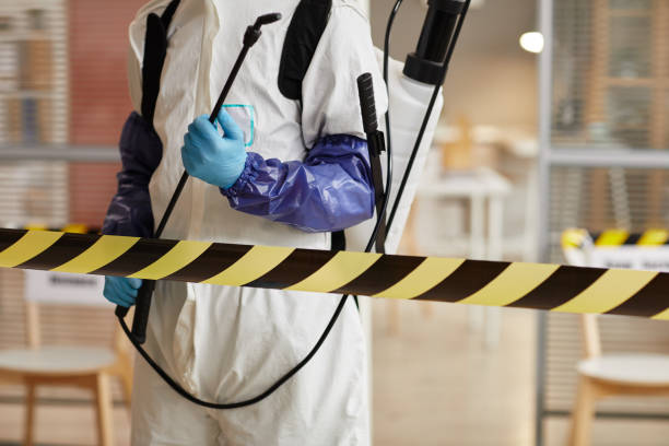 Professional Sewage Cleanup technician working in Union, OR
